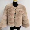 Fur Autumn and Winter New Warm Casual Splicing Women's Imitation Fox Fur Jacket Women's Clothing