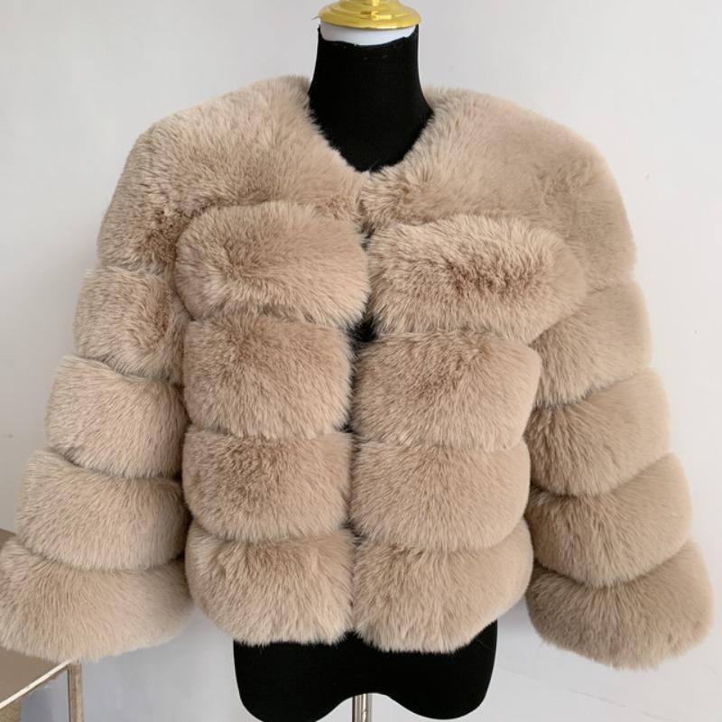Fur Autumn and Winter New Warm Casual Splicing Women's Imitation Fox Fur Jacket Women's Clothing