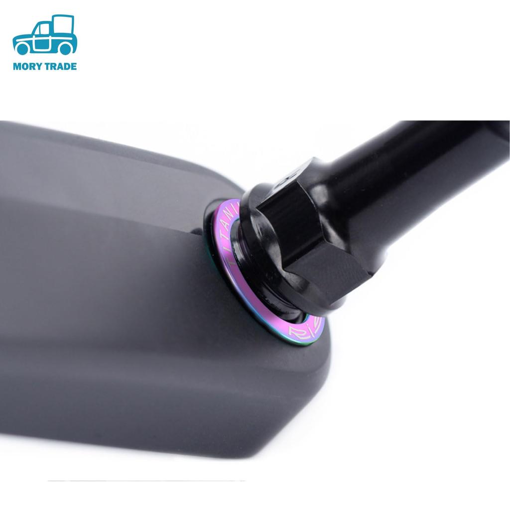 Morytrade Pedal Spacer Pedaldichtung Kurbel Unterlegscheibe Spalt Titanlegierung (Gold)