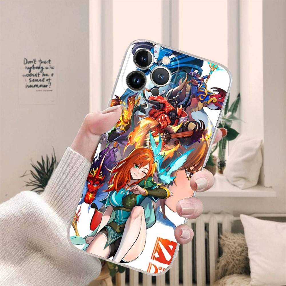 Game D-Dota 2 For IPhone 17 16 16e 15 14 13 12 11 Pro Max Mini Plus Phone Case