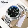 Men's Business Watches Fashion Luxury Luminous Large Arabic Numerals Dial 45mm Man Watch Waterproof Stainless Steel Wristwatch