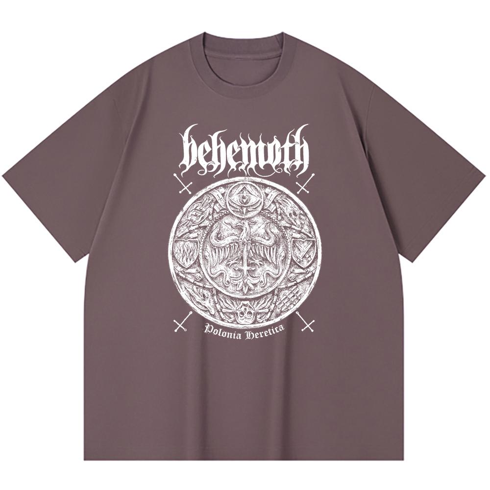 230 Gsm 100% Cotton Heavy Metal T-Shirt Rock Band Popular Music Print Unisex Heavy Cotton T Shirt