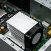 220V AC Heatsink with Fan Aluminum Heatsink Suitable for Three Phase Relays Solid State Relay Cooling with Din Rail Mount