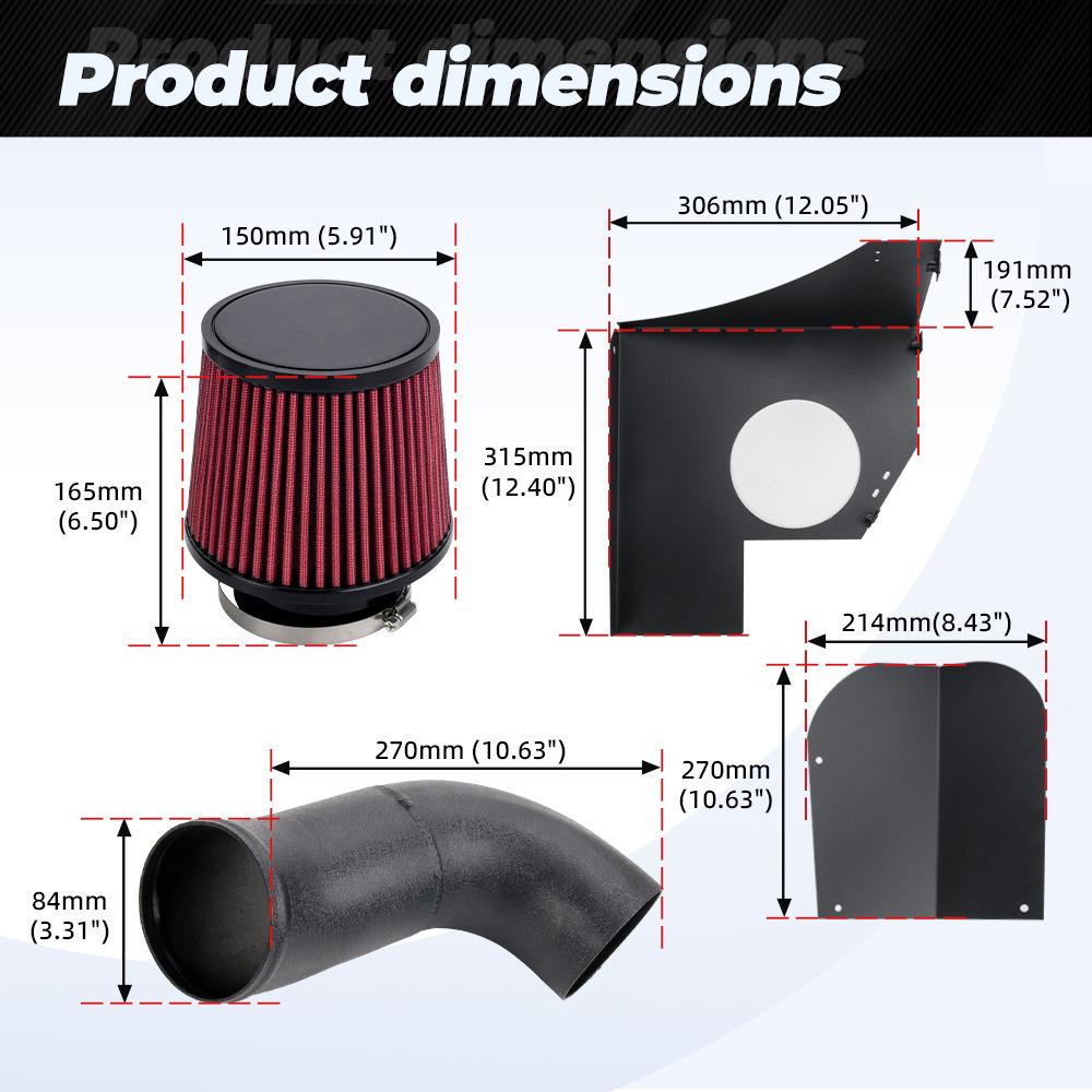 BMW B58 M140i/M240i/M340i/M440i 3.0L Cold Air Intake System