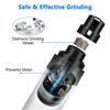 2 Speed Electric Pet Nail Grinder Safe USB Rechargeable Dog Cats Nail Trimmer Low Noise Clipper For Small To Large Pet