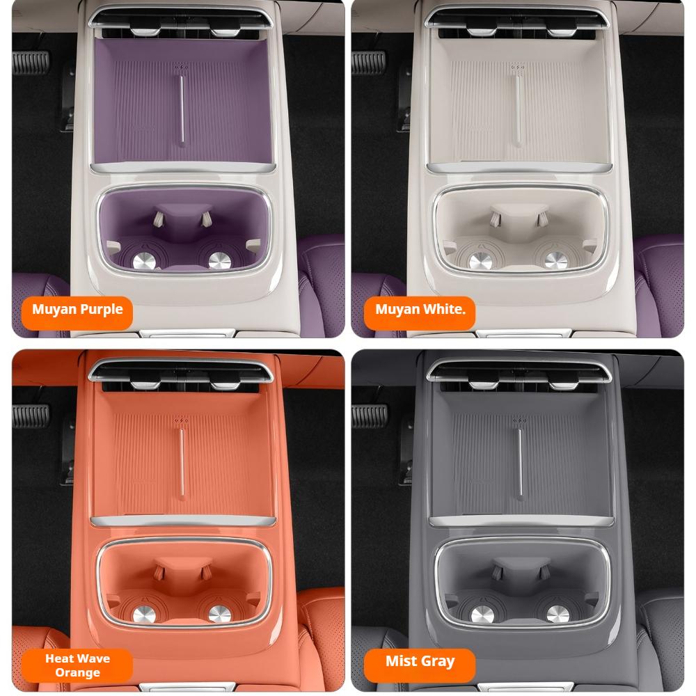 Fit For Changan Deepal S07 2026 Car Specialized Center Console Wireless Charger Pad Anti Slip Silicone Pad Armrest Box Interior