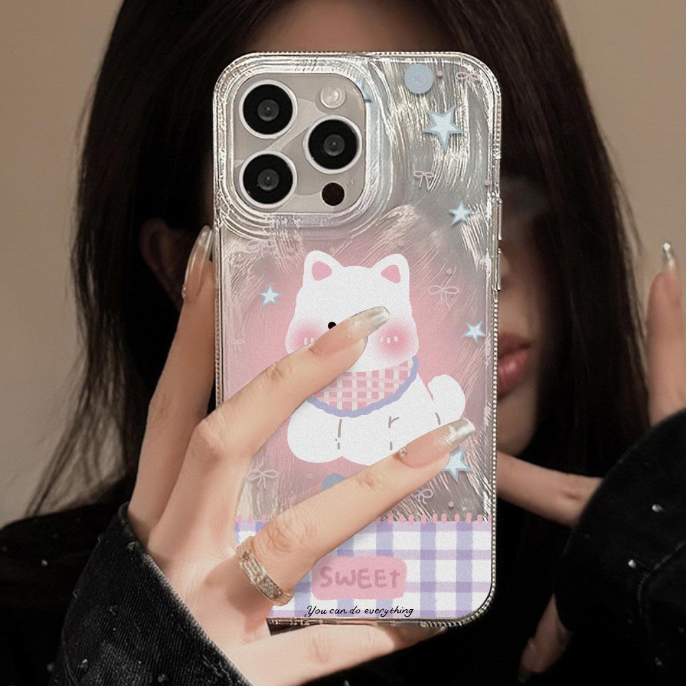 Feather Luster Phone Case for Samsung A53 A14 A33 A12 A32 S24 S23 Plus S20 S21 FE for iPhone 17 15 16 13 Pro 17 16 Pro Max Butterfly Bow Phone Case