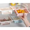 Retractable Refrigerator Storage Box Storage Basket Living Room Household Egg Storage Finishing Box Refrigerator Rack