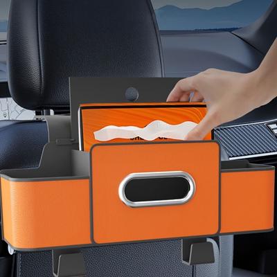 Phone Stand Holder Car Backseat Storage Box Water-proof Vehicle Tissue Box  Umbrella