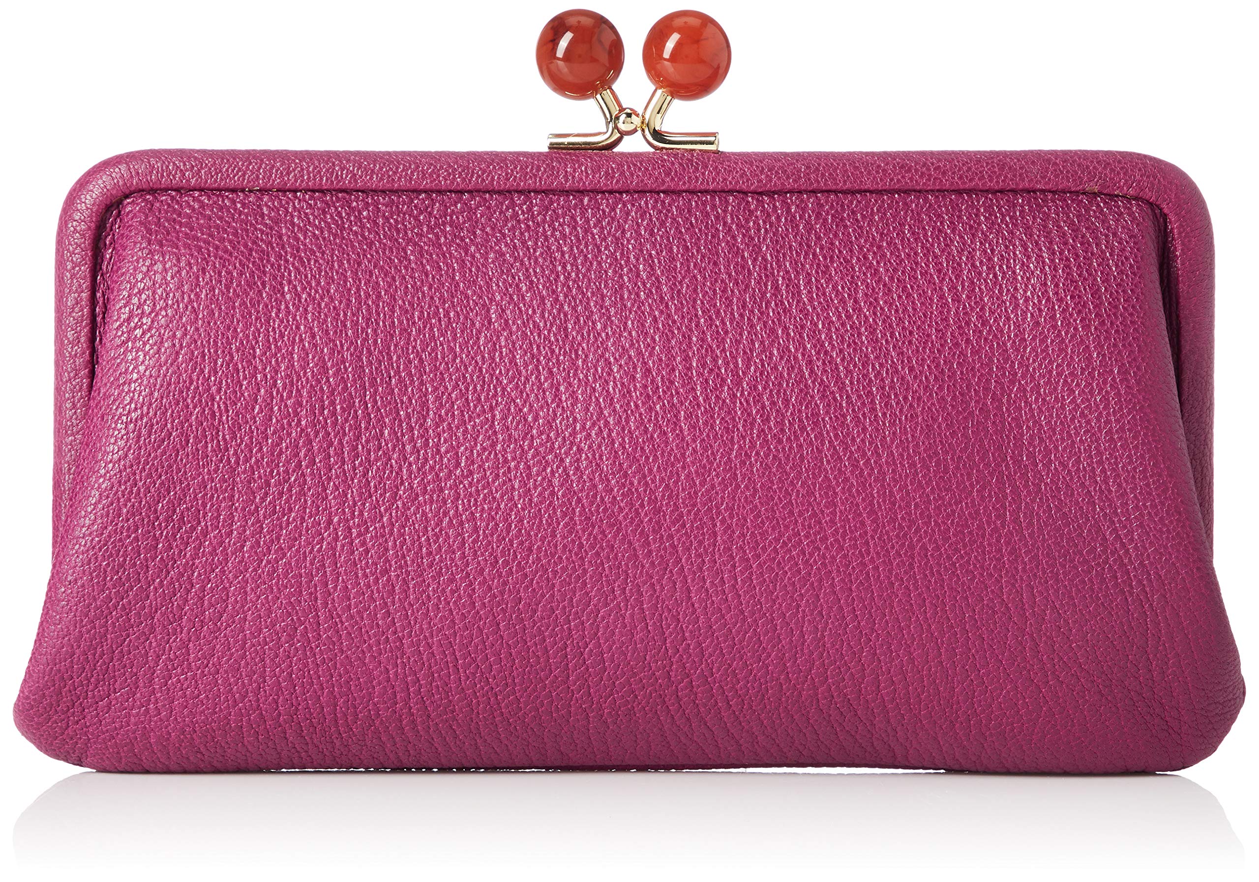

Acrylic ball purse long wallet wallet ladies genuine leather PU [Perke] 08-06-03161