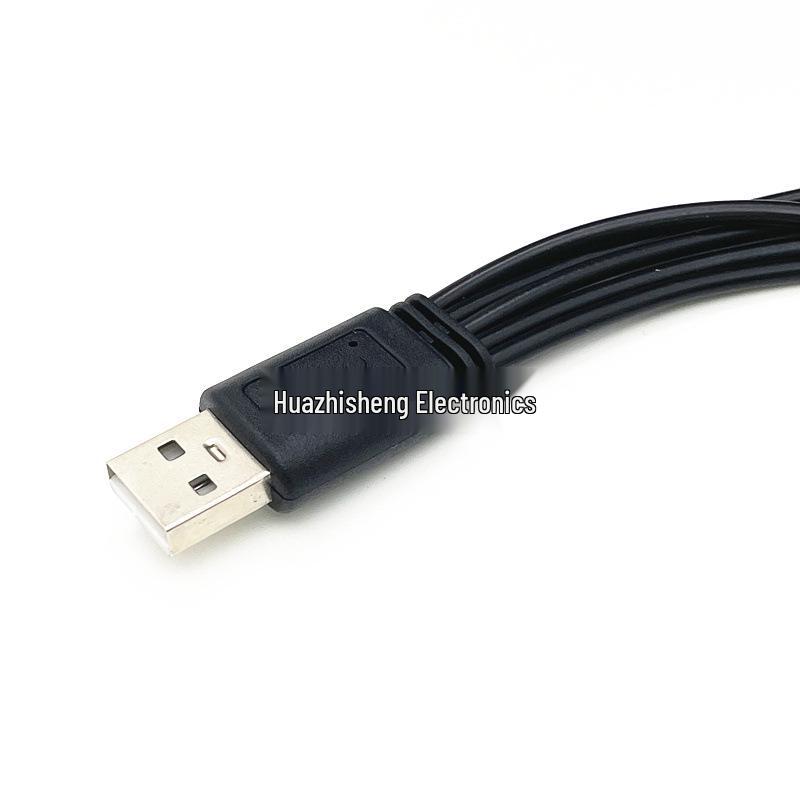 5-in-1 USB Charging Cable - 20cm Micro Data Cable for Mobile Power & Model Aircraft