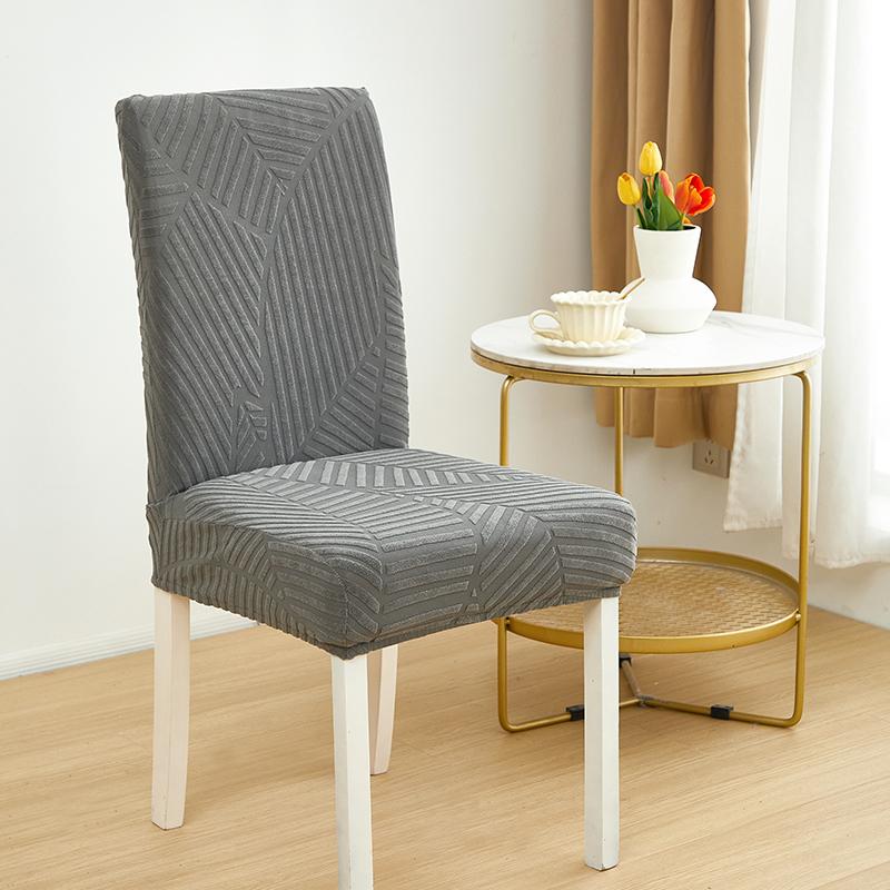Waterproof Jacquard Dining Chair Covers, Chair Covers For Dining Room Stretch Kitchen Chair Protector Cover, Removable, Washable