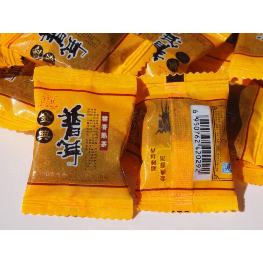500g Ripe Pu-erh Mini Tuo Cha Glutinous Rice Aroma Herbal Energy Tea