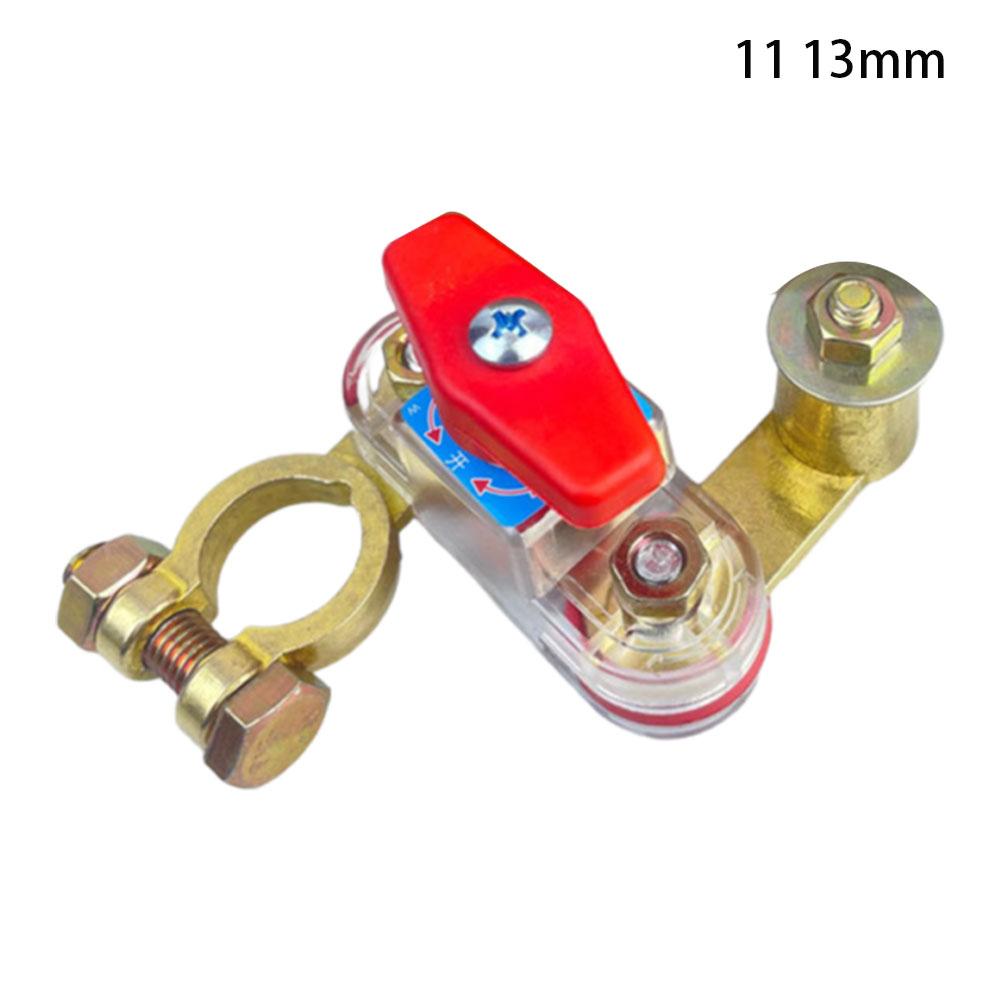 Double Rotating Universal Car Battery Disconnect Switch 12V 24V, Heavy Duty Anti-Leak Battery Master Kill Switch For Car Boat RV