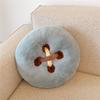 Plush Bunny Fur Throw Pillow For Couch Nap Support Decorative Home Accessory