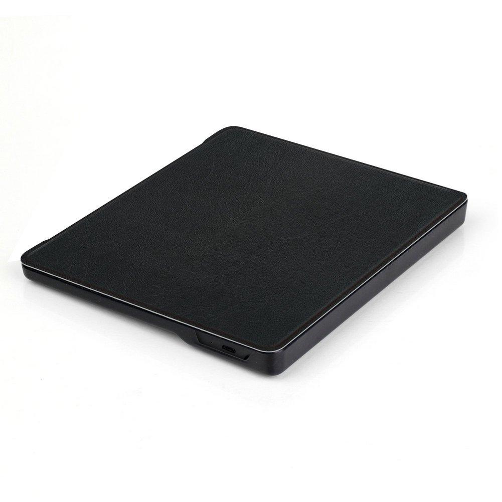 Kepuch Custer Case for Kindle Oasis 2019 Anniversary Anniversary PU Leather Lightweight Cover for Kindle Oasis 2019 Anniversary Anniversary Black