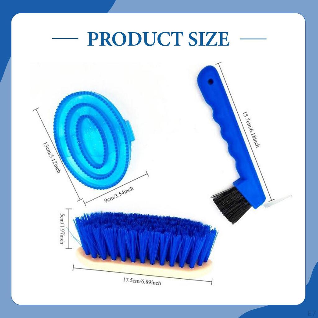 Grooming Kit Including Hoof Trimmer, Brush, Curry Comb, And Horse Brush Set, Ideal for Owners