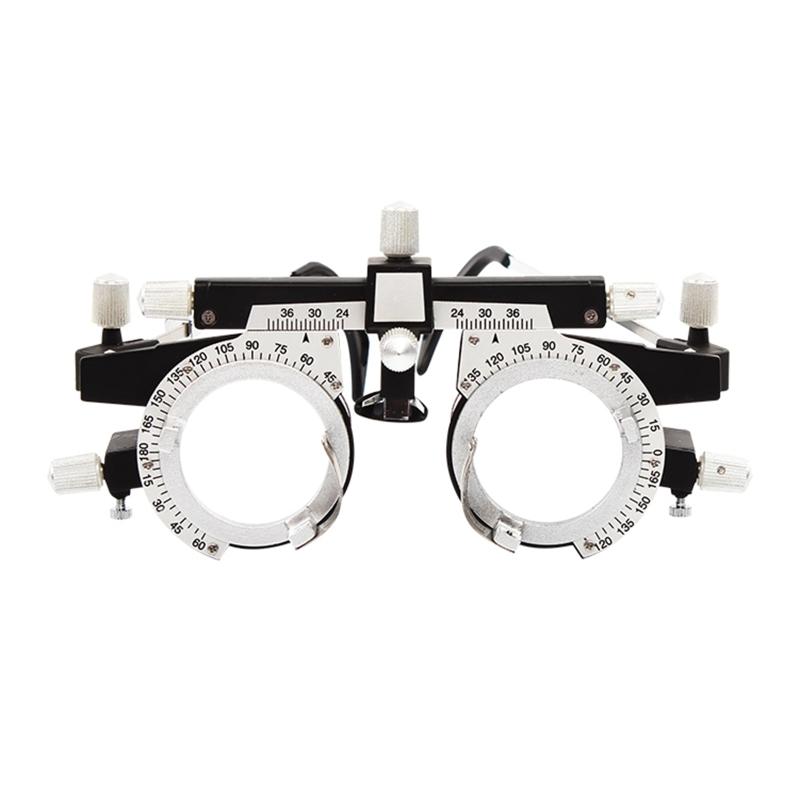 Optical Trial Frame Adjustable Optical Optic Trial Lens Frame Stainless Steel Panel Changeable Cylinder Axis Durable