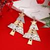 Sophisticated Christmas Pattern Earrings Sturdy Alloy Construction with Elegant Designs Accessory for Sensitive Ears