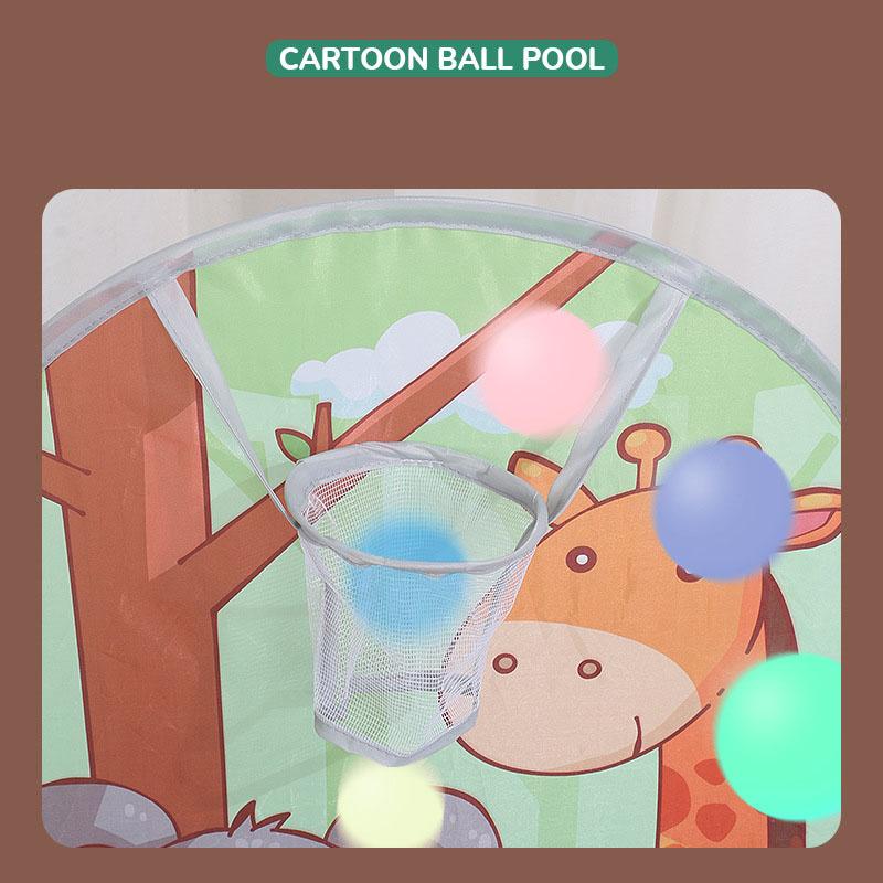 Non-Toxic Cartoon Animals Portable Foldable Tent Indoor Outdoor Educational Colorful Toys Ball Pool Pit Play House Gift For Children Kids