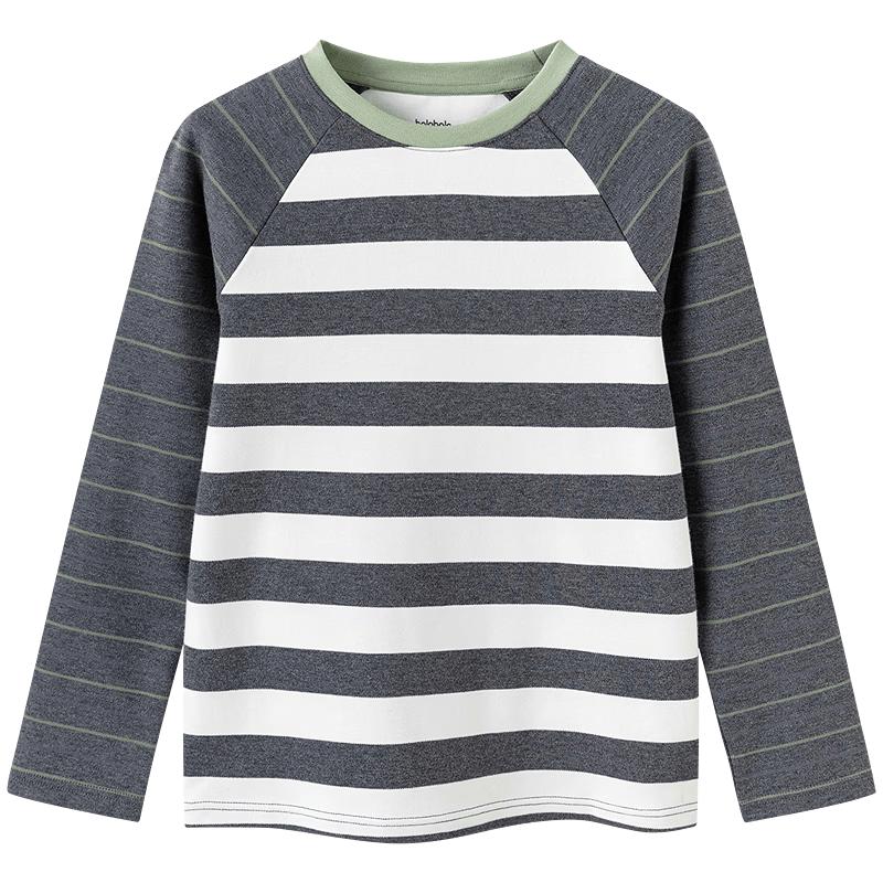 Balabala Kids' Long-Sleeve Striped T-shirt