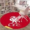 1pc L-Liverpool  Carpet, Round Rug, Comfortable, Suitable for Entryways, Living Rooms, Office, And Bedrooms, Christmas Decoration