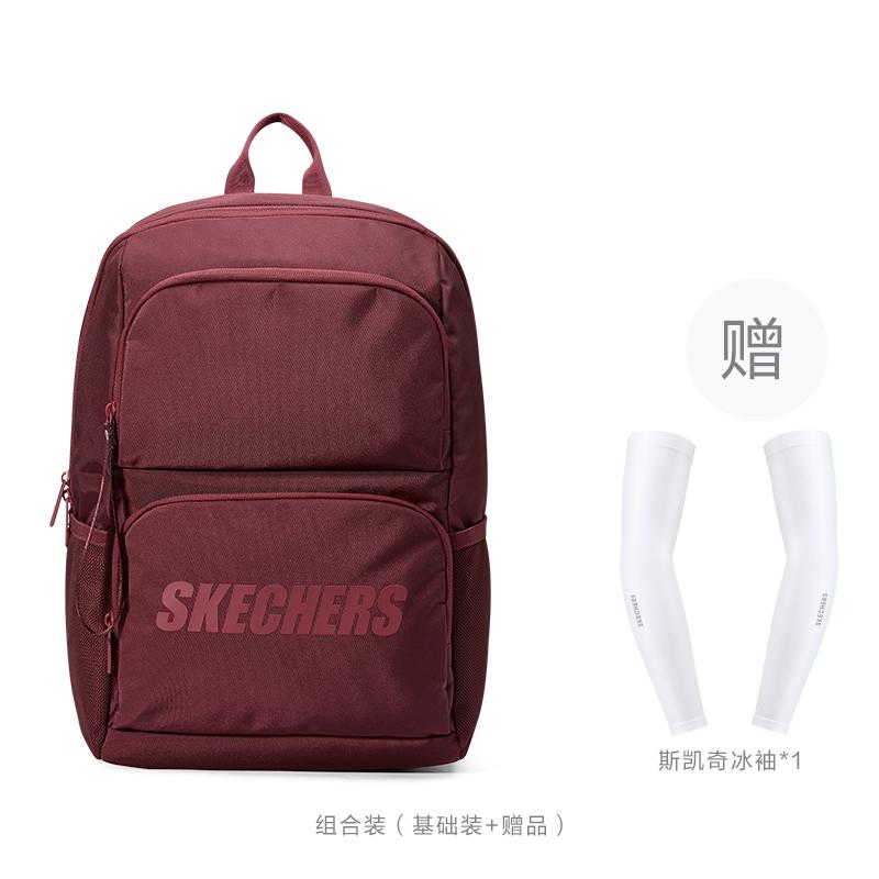 Skechers Fabric Backpack Unisex Burgundy L320U196-03L1