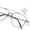 Metal 3 In 1 New Style Magnet Clip On Glasses Frame Trend Polarized Sunglasses For Men  Optical Computer Glasses UV400 7009