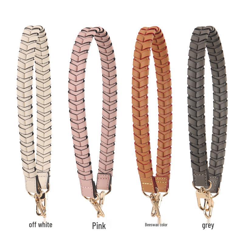 Black Woven Single Shoulder Handbag Strap for Women