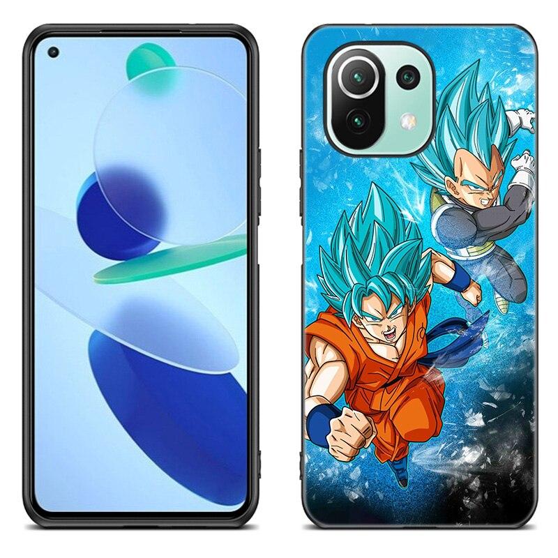 Anime Son Goku Ultra Instinct Phone Case For Xiaomi Mi POCO X3 NFC F3 GT M3 11i 11 Ultra 10T Pro A2 11 Lite Redmi K40 K20 7 7A