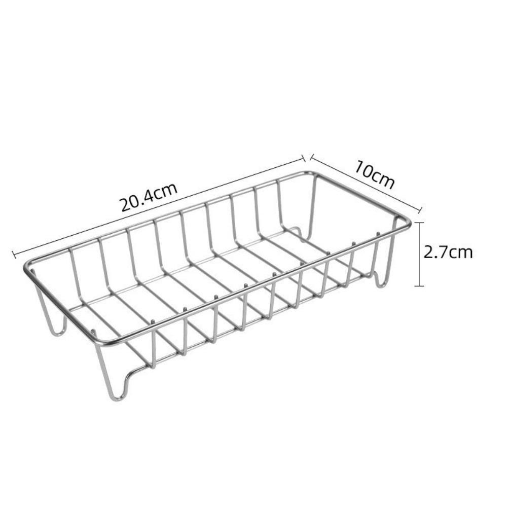Stainless Steel Bathroom Storage Rack Waterproof Space Saving Kitchen Organizer Shelf Multipurpose Modern Design Storage Stand