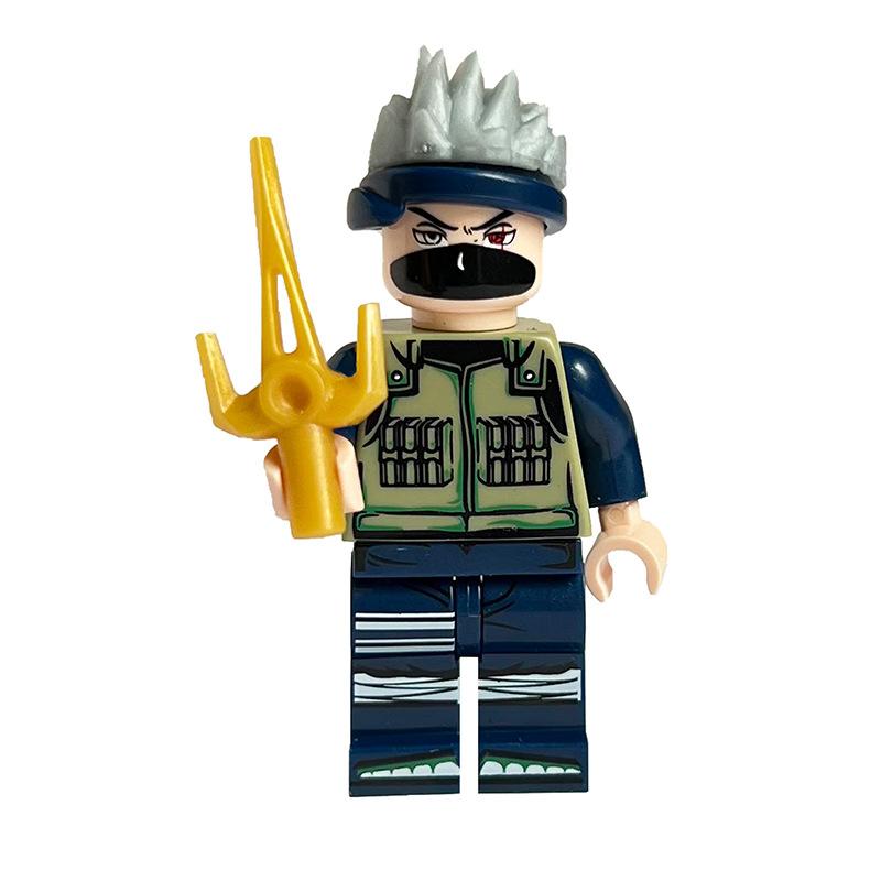 Ninja Warrior Superhero Doll With Weapon Single Building Block Assembly Toy
