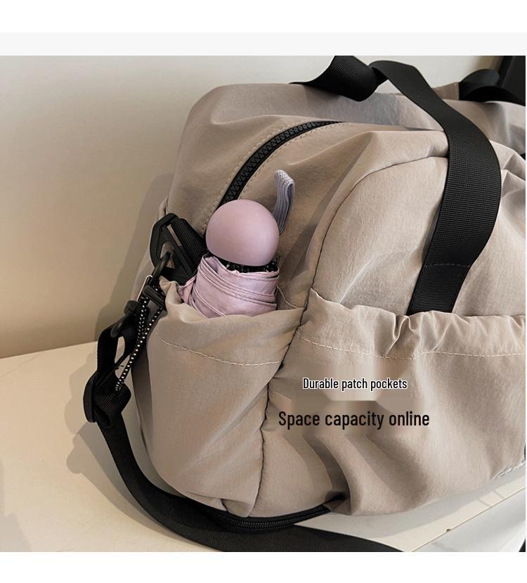 Expandable Travel Bag: Large-Capacity Maternity, Wet/Dry Separation, Ideal for Swimming, Yoga & Fitness