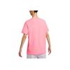 New Nike Women'ss Letter Print Retro Drop Shoulder T-Shirt Pink FB8204-611