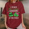 I Teach The Cutest Clovers in The Patch Shirt Funny St Patricks Day Teacher Tees Saint Patricks Day School Teacher Shirts