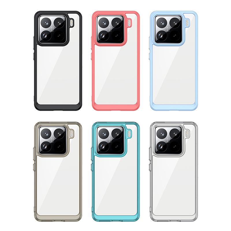For Xiaomi Mi 15 Pro Case Cover Xiaomi Mi 15 Pro Capas Shockproof Armor Bumper Clear Transparent Multicolour Fundas Mi 15 Pro
