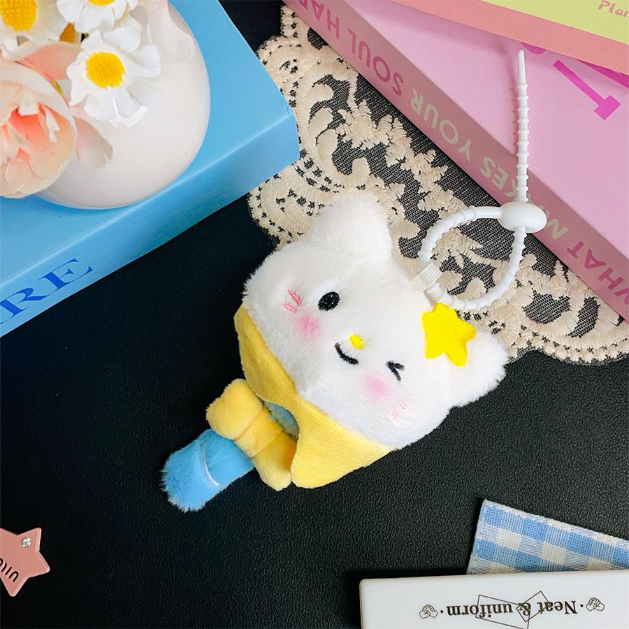 Creative Food Plush Pendant: Cake, Baguette, Croissant Doll - Fun Graduation Gift