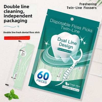 Palitos de Fio Dental Descartáveis Ultra Finos, Fio Dental Doméstico Tamanho Família, Especial e Universal