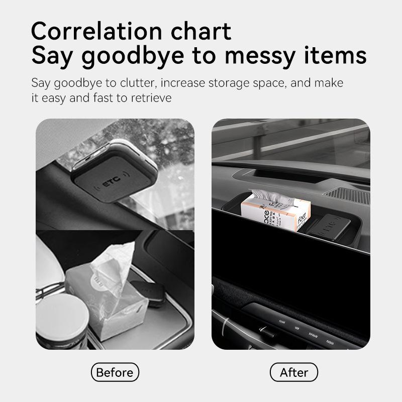 For 24-25 Kia EV3 central control screen, rear storage box, car storage, automotive specific products