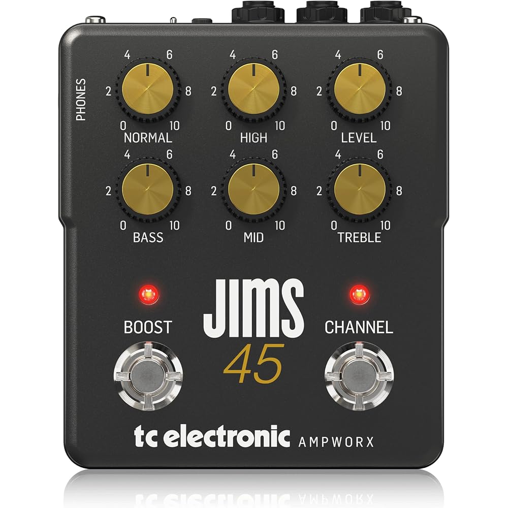 TC Electronic Guitar Preamp with TC Ampworx Technology, 2-Channel Design, Independent Boost, Offi...