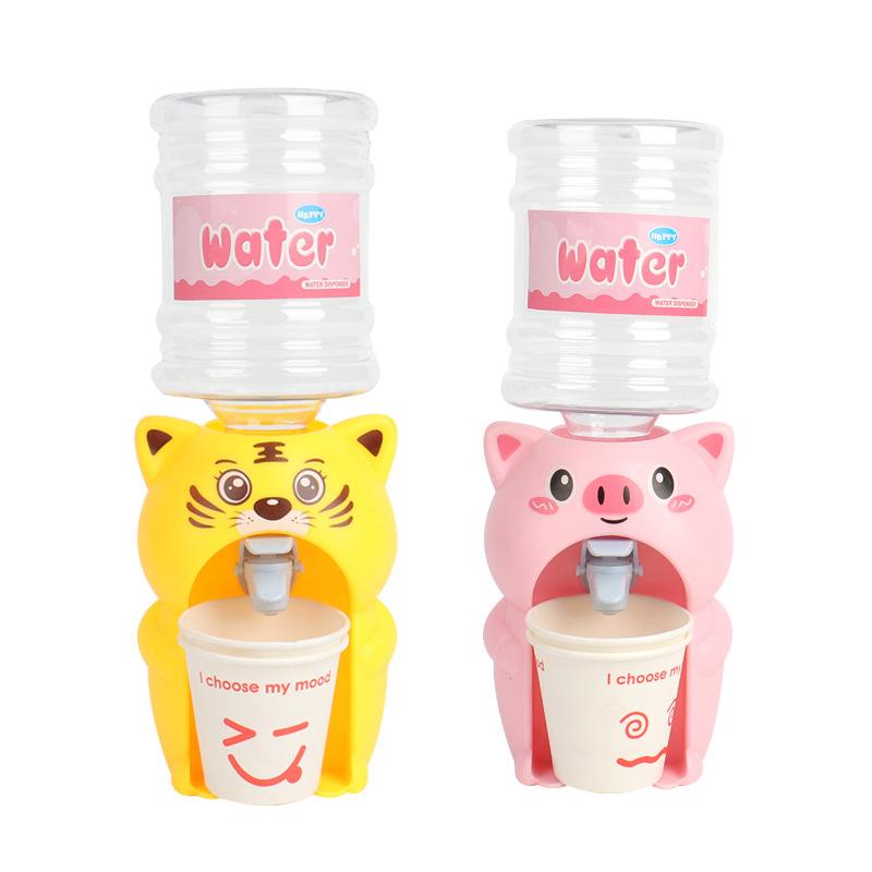 New Mini Water Dispenser Baby Toy Drinking Water Cooler Lifelike Cute Children Cosplsy Props Home Decor Ornament