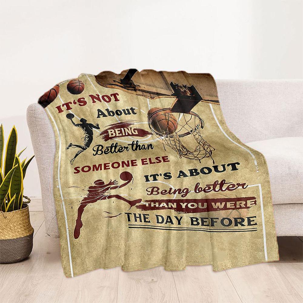 Basketball Faith Strength Blankets are suitable for living rooms, bedrooms, camping, and other places, making them an ideal choice for gifts.
