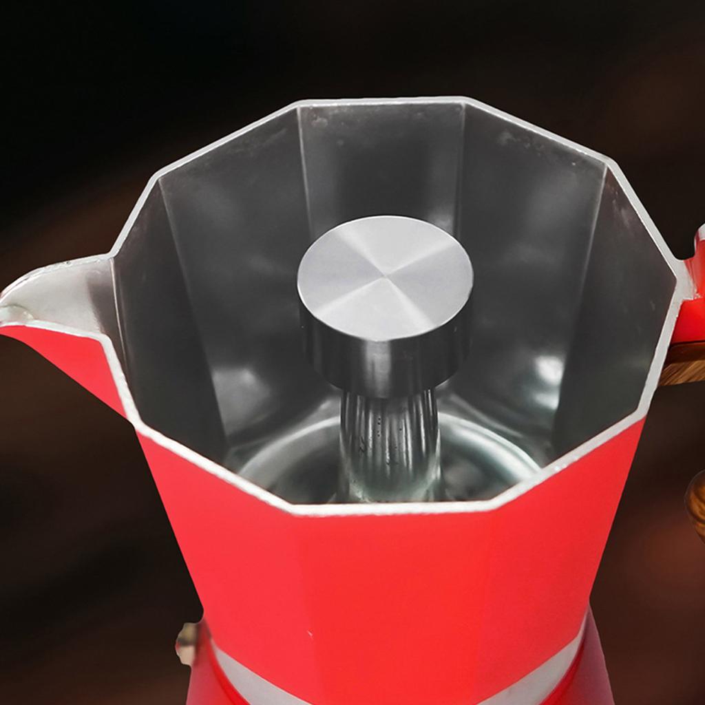 Portable Espresso Coffee Maker Antisplash Valves Stainless Steel Texture Splashproof Lid Suitable for Coffee Machine