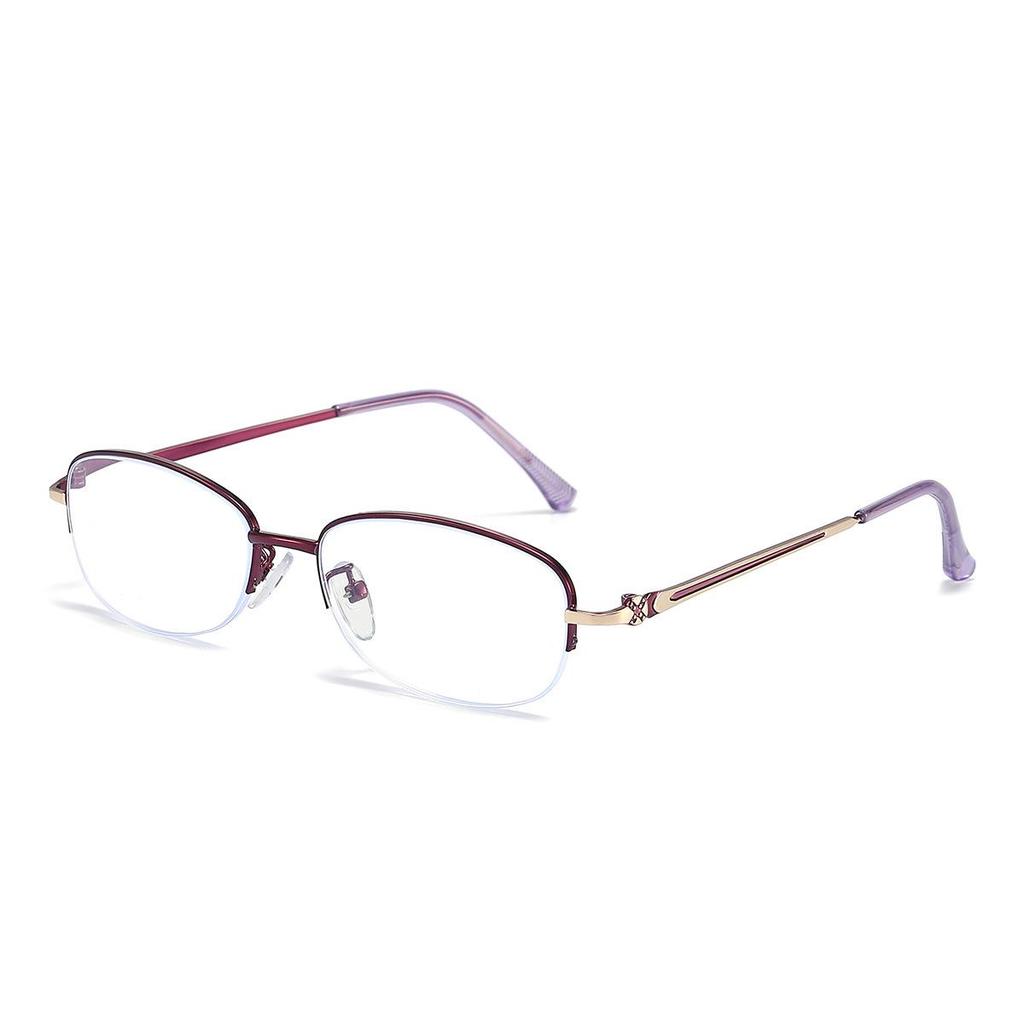 2025 Women's Thin Wire Anti-Blue Light Half Frame Reading Glasses for Fashion & Business