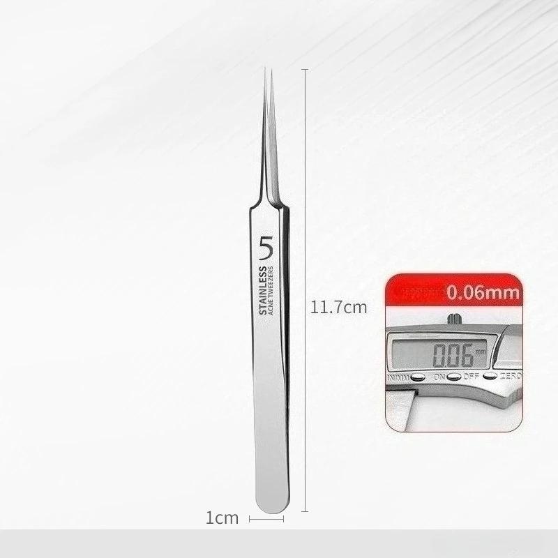 

1/3/6/8PCS Stainless Steel Acne Clip Blackhead Remover Tweezer Pimple Extractor Acne Needle Facial Beauty Salon Skin Care Tools