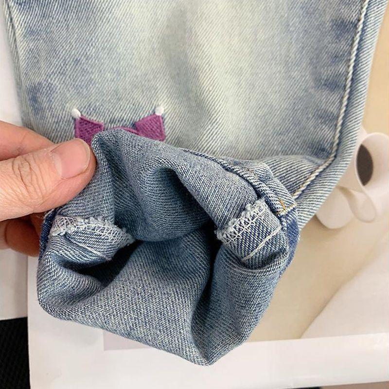 Flickbyxor Vår och Höst Baby Vardagsbyxor Vårjeans