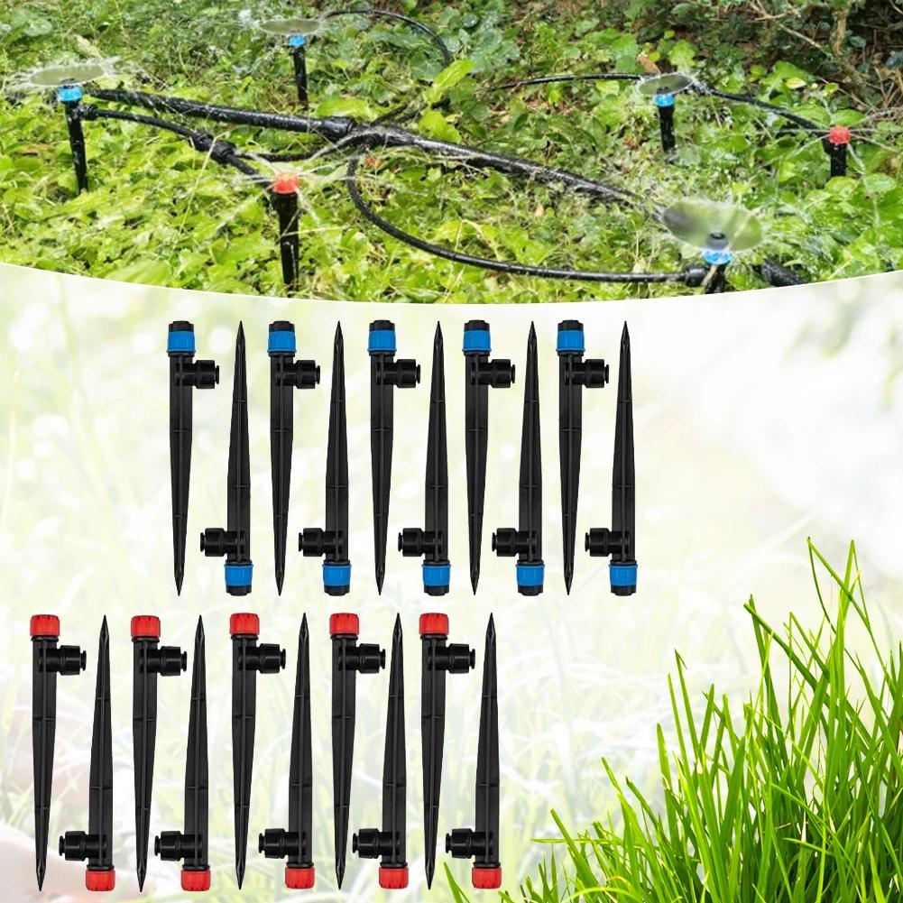 200FT Greenhouse Micro Drip Irrigation Kit with 1/2 Inch Hose 1/4 Inch Distribution Tubing Patio Misting Plant Watering System