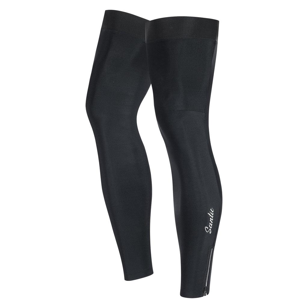 Santic Leg Cold and for Motorcycle Mountain and Outdoor with Zipper Warmers, Autumn/Winter Protection, Fleece-Lined, Windproof, Warm, Unisex,