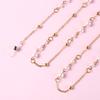 Women Fashion Pearl Beads Nonslip Eyeglass Chain