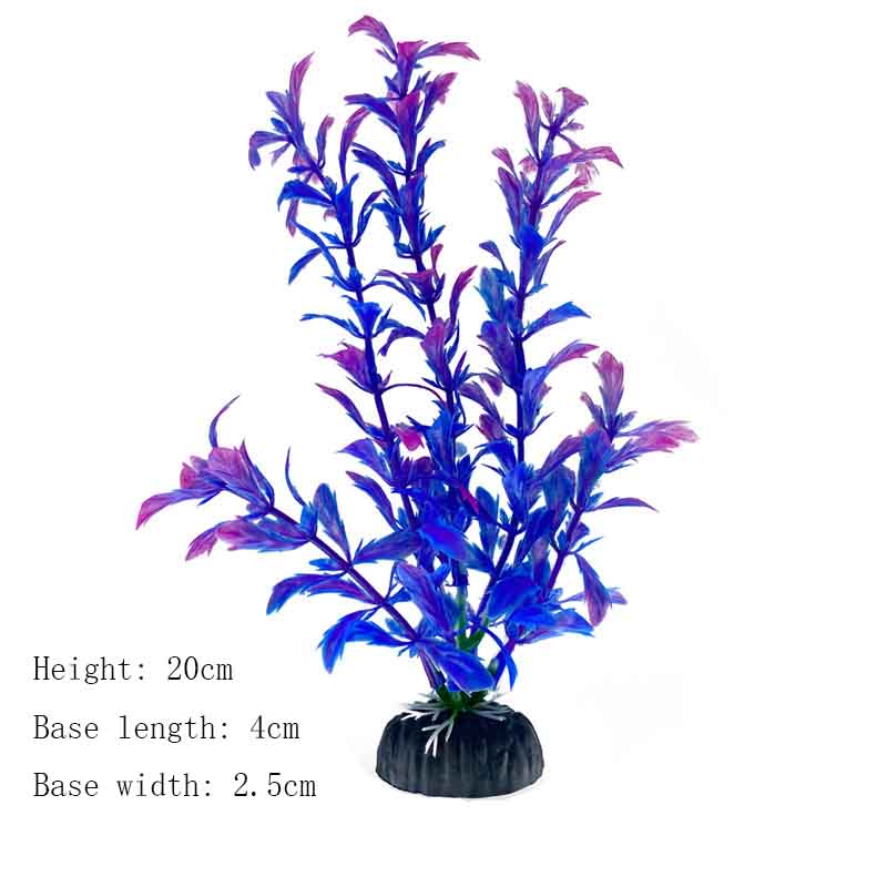 Künstliche Unterwasser-Pflanzen aus Kunststoff für Aquarien, Aquarien, gefälschte Sträucher, grünes Wasser, Gras, Betrachtungssimulation, Dekoration